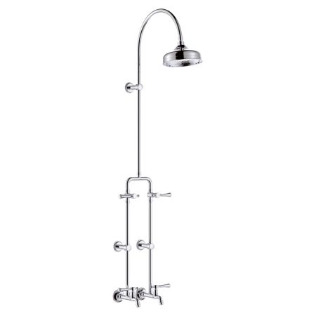 LILLIAN LEVER EXPOSED SHOWER/BATH SET 455123 CHROME