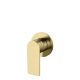 KIBO WALL MIXER 75MM ROUND COVER PLATE EXT. PART KB014301.BB BRUSHED BRASS