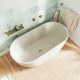 JADA CONCRETE BATH NO OF  1500 x 750 x 525mm FC12W WARM WHITE