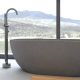 JADA CONCRETE BATH NO OF  1500 x 750 x 525mm FC12 WARM GREY