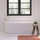 ELEANOR FREESTANDING ACRYLIC BATH 1700MM FR711-1700 WHITE **LOCAL DELIVERY/PICK UP ONLY**