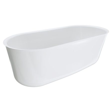 WINDSOR FREESTANDING ACRYLIC BATH 1700MM FR72-1700 GLOSS WHITE **LOCAL DELIVERY/PICK UP ONLY**