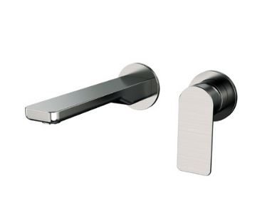KIBO WALL MOUNT 200MM SPOUT BASIN MIXER EXT. PART *REQUIRES ARB0120* KB014225.GM