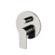 KIBO WALL MIXER W.DVTR ROUND PLATE *EXT PART* KB014351.GM BRUSHED GUNMETAL