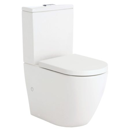 KOKO TORNADO FLUSH BACK TO WALL TOILET SUITE S-TRAP 90-160 K002GEA GLOSS WHITE
