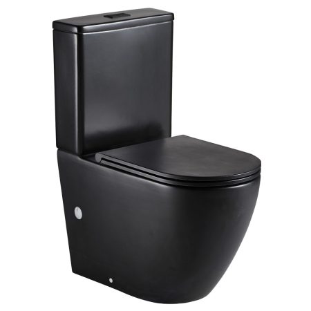 KOKO TORNADO BACK TO WALL TOILET SUITE S-TRAP 90-160 K002MBA MATTE BLACK