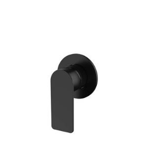 KIBO SHOWER/BATH MIXER 75MM ROUND COVER PLATE EXT. PART *REQUIRES ARB0130* KB014301.MB MATTE BLACK