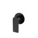 KIBO SHOWER/BATH MIXER 75MM ROUND COVER PLATE EXT. PART *REQUIRES ARB0130* KB014301.MB MATTE BLACK
