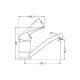 CLASSIC SWIVEL BASIN MIXER NR110007150CH CHROME