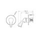 CLASSIC SHOWER MIXER NR110009CH CHROME
