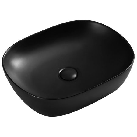 KOKO 465 ABOVE COUNTER BASIN 465X375MM NO O/F 0TH RB185B MATTE BLACK