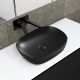 KOKO 465 ABOVE COUNTER BASIN 465X375MM NO O/F 0TH RB185B MATTE BLACK