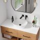 KOKO 465 ABOVE COUNTER BASIN 465X375MM NO O/F 0TH RB185MW MATTE WHITE