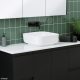 PETRA ABOVE COUNTER BASIN 390X390MM 0TH NO O/F RB196 GLOSS WHITE