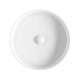 ELEANORE ROUND FLUTED ABOVE COUNTER BASIN 410MM NO O/F 0TH RB465MW MATTE WHITE