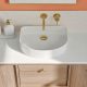 FORMA ARCH ABOVE COUNTER BASIN 415X365MM NO O/F 0TH RB480 GLOSS WHITE