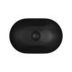 ALUCA PILL SEMI INSET BASIN 530X340MM 0TH WITH O/F RB530B MATTE BLACK