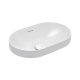 ALUCA PILL SEMI INSET BASIN 530X340MM 0TH WITH O/F RB530MW MATTE WHITE