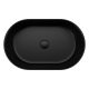 ALUCA PILL ABOVE COUNTER BASIN 510X310MM 0TH NO O/F RB8010B MATTE BLACK