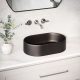 ALUCA PILL ABOVE COUNTER BASIN 510X310MM 0TH NO O/F RB8010B MATTE BLACK
