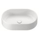 ALUCA PILL ABOVE COUNTER BASIN 510X310MM NO O/F 0TH RB8010MW MATTE WHITE