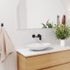 KEETO ABOVE COUNTER BASIN 500X350MM NO O/F 0TH RB814 GLOSS WHITE