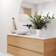 KEETO ABOVE COUNTER BASIN 500X350MM NO O/F 0TH RB814 GLOSS WHITE