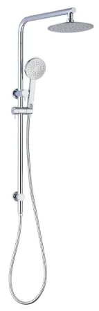 CHRIS DUAL RAIL SHOWER SYSTEM UPGRADE SRD2-SH15-HS18 CHROME