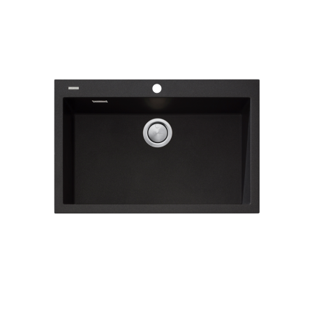 SANTORINI BLACK MEGA BOWL TOPMOUNT SINK ST-BL1591 OF BLACK