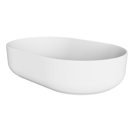 ARCISAN 580x380x140 ABOVE COUNTER BASIN AR04635.MW MATTE WHITE
