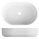 ARCISAN 580x380x140 ABOVE COUNTER BASIN AR04635.MW MATTE WHITE