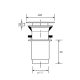 ARCISAN POP UP WASTE NO OVERFLOW AR07320 CHROME
