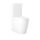 SYNERGIIONE BACK TO WALL TOILET SUITE WRAP SEAT – BACK INLET ONLY SY04147 WHITE