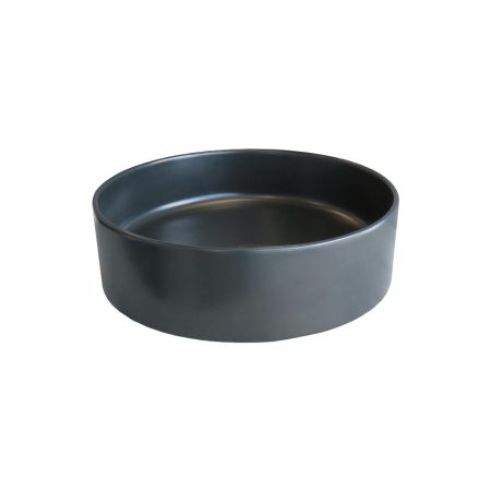 XONI 400MM ROUND ABOVE COUNTER BASIN (NO O/F) XN04621.MB MATTE BLACK