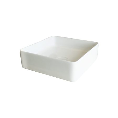 XONI 400 THIN SQUARE ABOVE COUNTER BASIN XN04632 GLOSS WHITE