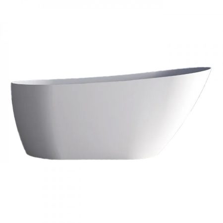 PLAZA 1700 ACRYLIC FREESTANDING BATH PZ31360.MW MATTE WHITE