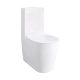 SYNERGIIONE BACK TO WALL TOILET SUITE SLIM SEAT – BACK INLET ONLY SY04137 WHITE