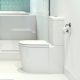 LIANO CLEANFLUSH WALL FACED TOILET SUITE 766200W WHITE