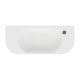 MINKA SOLID SURFACE WALL BASIN 1TH CSB310-1 MATTE WHITE