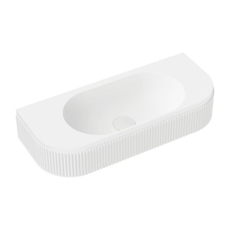 MINKA SOLID SURFACE WALL BASIN 0TH CSB310 MATTE WHITE