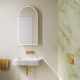 MINKA SOLID SURFACE WALL BASIN 0TH CSB310 MATTE WHITE