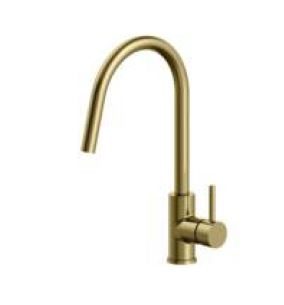 AXUS PIN SINK MIXER WITH PULL DOWN SPOUT AX16770.BB BRUSHED GOLD