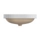 ELEANOR OVAL SEMI INSET BASIN RB469MW MATTE WHITE