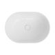 ELEANOR OVAL SEMI INSET BASIN RB469 GLOSS WHITE