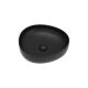 PEBBLE SMALL ABOVE COUNTER BASIN RB486B MATTE BLACK