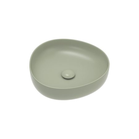 PEBBLE SMALL ABOVE COUNTER BASIN RB486MG MATTE OLIVE