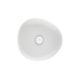 PEBBLE SMALL ABOVE COUNTER BASIN RB486 GLOSS WHITE