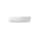 PEBBLE SMALL ABOVE COUNTER BASIN RB486 GLOSS WHITE