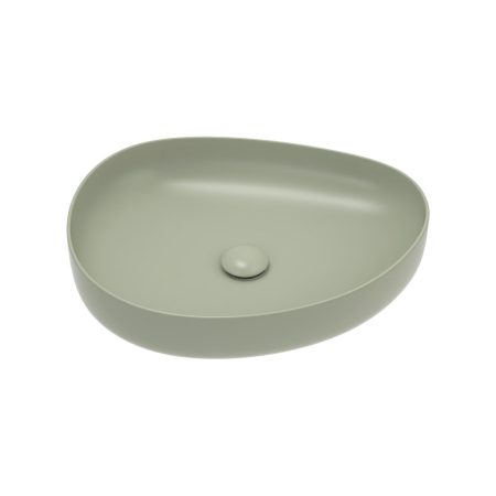 PEBBLE MEDIUM ABOVE COUNTER BASIN RB487MG MATTE OLIVE