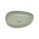 PEBBLE MEDIUM ABOVE COUNTER BASIN RB487MG MATTE OLIVE